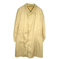 70年代 イングランド製 Aquascutum アクアスキュータム ステンカラーコート ヴィンテージ ユーロ ベージュ(メンズ M相当)中古 古着 Y2025のサムネイル