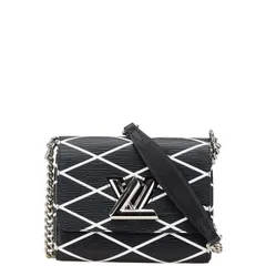    中古 ルイヴィトン エピ ツイストPM チェーン ショルダーバッグ M50525 Aランク ノワール ブラック ホワイト レディース LOUIS VUITTON 【送料無料】【三田店】のサムネイル