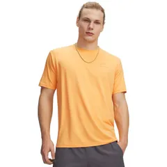 アンダーアーマー メンズ トップス Tシャツ Under Armour Mens Vanish Energy Short Sleeve TShirt Orange Bloc Light Heather