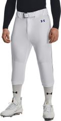 언더 아머 맨즈 하의 캐주얼 팬츠 Under Armour Mens Gameday Vanish Piped Knicker Baseball Pants WhiteRoyal