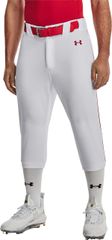 언더 아머 맨즈 하의 캐주얼 팬츠 Under Armour Mens Gameday Vanish Piped Knicker Baseball Pants WhiteRed 호와
