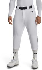 언더 아머 맨즈 하의 캐주얼 팬츠 Under Armour Mens Gameday Vanish Piped Knicker Baseball Pants WhiteNavy 호