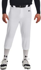 언더 아머 맨즈 하의 캐주얼 팬츠 Under Armour Mens Gameday Vanish Piped Knicker Baseball Pants WhiteBlack