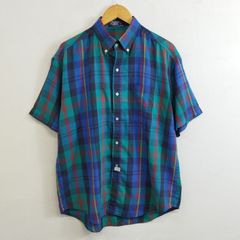 80s PAPAS パパス ジップアップ デニムジャケット ギンガムチェック