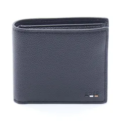 ヒューゴボス HUGO BOSS 二つ折り財布 50536511001 ブラック レザー 二つ折り財布 メンズ 新品のサムネイル