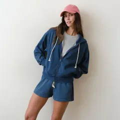 マリーン レイヤー レディース トップス シャツ フリース パーカー Marine Layer Womens Cloud 9 Fleece FullZip Hoodie Indigo インディゴ