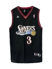 1445☆アディダス☆NBA76ers☆アイバーソン☆タンクトップ☆総刺繍 