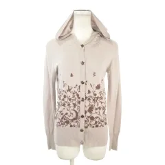 シンシアローリー CYNTHIA ROWLEY カーディガン 2 紫 パープル フード付き ボタニカル柄 長袖 /AO23 ■ECA005のサムネイル