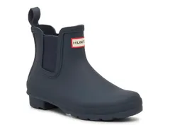 ハンター レディース シューズ ブーツ・レインブーツ チェルシー ブーツ HUNTER Original Chelsea Rain Boot Womens Navy ネイビー
