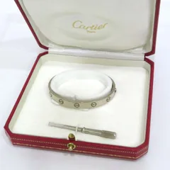      中古 カルティエ 小物 ラブブレス K18WG ホワイトゴールド ABランク #16 アクセサリー Cartier レディース 【送料無料】【名谷店】のサムネイル