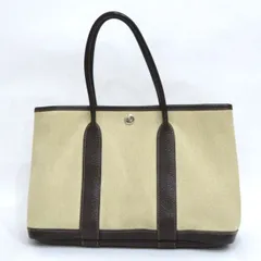    中古 エルメス ガーデンパーティTPM トートバッグ Bランク トワルオフィシエ □N刻印 HERMES レディース 【送料無料】【名谷店】のサムネイル