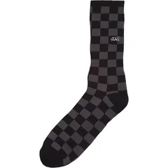 バンズ メンズ アンダーウェア 靴下 Vans Checkerboard Crew Sock Mens BlackCharcoal ブラックのサムネイル