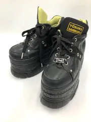 YOSUKE ヨースケ 厚底 サイドジップ 30 スニーカー size23.5/黒 ■■ レディース