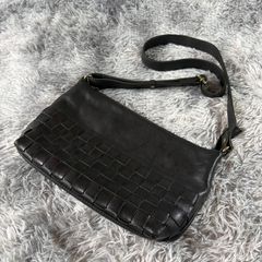 新品 ズッケロ 2WAYショルダーバッグ 革編み トートバッグ ブラック 黒 