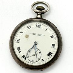 希少 ティファニー 懐中時計 1913年頃 スターリングシルバー 手巻き