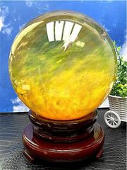 約:217mm 13720g 超綺麗☆赤水晶丸玉B91B1/432B23D - メルカリ