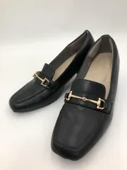 ORiental TRaffic オリエンタルトラフィック 跳べるパンプス ビットヒールローファー パンプス size37/ブラック ■■ レディース