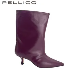 未使用 PELLICO SUNNY ミディアムブーツ 39 ワインレッド  【値下げ交渉歓迎】のサムネイル