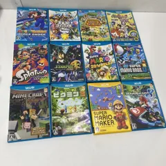 読込確認済み Nintendo WiiU 大乱闘スマッシュブラザーズ for WiiU 他 ソフト 12点 まとめて【送料無料】AAL0401/小3470/0508