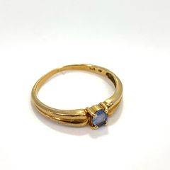 K18 サファイア ゴールドリング 指輪 13号 18K 18金Au750 - メルカリ