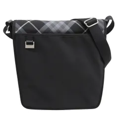 【本物保証】 超美品 バーバリー ロンドン BURBERRY LONDON ノバチェックブラックレーベル メッセンジャーバッグ 斜め掛け ショルダー