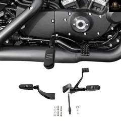 ミッドコントロールキット フットペグレバー ハーレー スポーツスター アイアン 48 72 2014-2023 オートバイのサムネイル