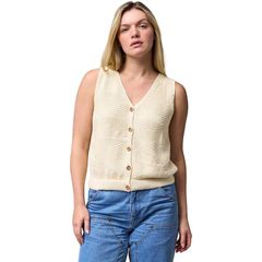 フィルソン レディース トップス ベスト セーター コットン Filson Cotton Sweater Vest Womens Ivory アイボリー