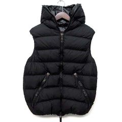 DUVETICA CERRUTI ダウンベスト 黒 フード コラボ カシミヤ 美品】 タグ有り DUVETICA ダウンベスト 紺色 CERRUTI生地 - メルカリ