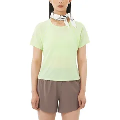 サロモン レディース トップス Tシャツ 半袖 Salomon Shakeout Air Crop ShortSleeve TShirt Womens Butterflyのサムネイル