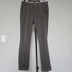 美品】VIGANO ビガーノ 2p コットンパンツ ストレッチ 黒 46 春夏
