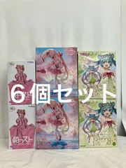 未開封 初音ミク 桜ミク フィギュア ぬースト 桜ドレス Spring 3種 6個セット LF5B74 f107