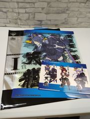 [F2-55]◎중고 A4클리어 포스터＆스티커 세트 천룡＆목월＆야요이 [이치반 쿠지 함대 이쿠쿤~함코이~ -제3차 작전 항모 기동 부대 전망대!-] I상