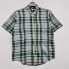 アロー CHECK 半袖シャツ メンズ100 ㅡ0423