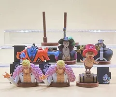 チョコエッグ ワンピース ONEPIECE ドンキホーテ・ドフラミンゴ / ジンベエ / チョッパー / バーソロミュー・くま / ジュラキュール・ミホークのサムネイル