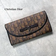 Christian Dior クリスチャンディオール ロマンチック 長財布 ハート リボン PVCレザー Vintage  Romantic wallet ブラウンのサムネイル