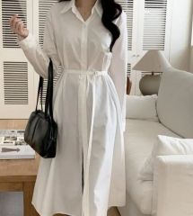 美品】2026 anuans アニュアンス カシュクールシャツワンピース - メルカリ