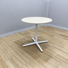 ta様用】ニトリ ビッテ3 丸型ガラステーブル 廃盤 希少 北欧風