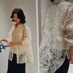 HOUSE OF LOTUS シフリー刺繍ポンチョブラウス - メルカリ