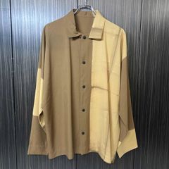 24ss IM MEN ISSEY MIYAKE 長袖シャツ ITAJIME SHIRT サイズ3 ベージュ