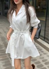 darich ❤︎ ワンピース ミニ コルセット デニム シャツ セットアップ