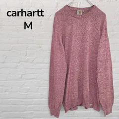 【美品】　カーハート ウィップ　Carhartt WIP　メンズ　M　ニット　薄手　杢ニット　杢カラー　ワイン　ボルドー　ストリート　韓国　古着のサムネイル