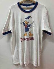 希少・70s ドナルドダック Tシャツ レッド 半袖 - メルカリ