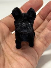 セルカークレックスの子猫 あみぐるみ ハンドメイド ぬいぐるみ アート