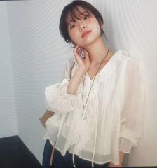 新品未使用【Noble×L'AUBE BLANC】楊柳フリル梯子刺繍ブラウス - メルカリ