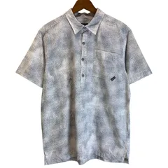 【中古】　patagonia　柄シャツ　半袖　トップス　レギュラーカラー　胸ポケット　総柄　胸ポケット　アウトドア　古着　/1150