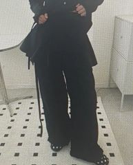 極美品✨ ヨーコチャン relax pants スリムパンツ テーパード 38