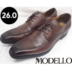 セール品【モデロ】DM1510A  メンズ ビジネスシューズ 牛革 革靴 MODELLO ダークブラウン 26㎝ 260528W001のサムネイル