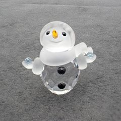 美品】SWAROVSKI スワロフスキー スノーマン フィギュア 専用箱付き
