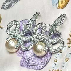 腕時計、アクセサリー ▽極美品▽スワロフスキー Swarovski ピアス 