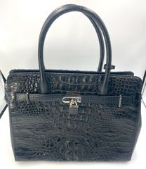 ロダニア RODANIA マットクロコダイル トートバッグ ハンドバッグ